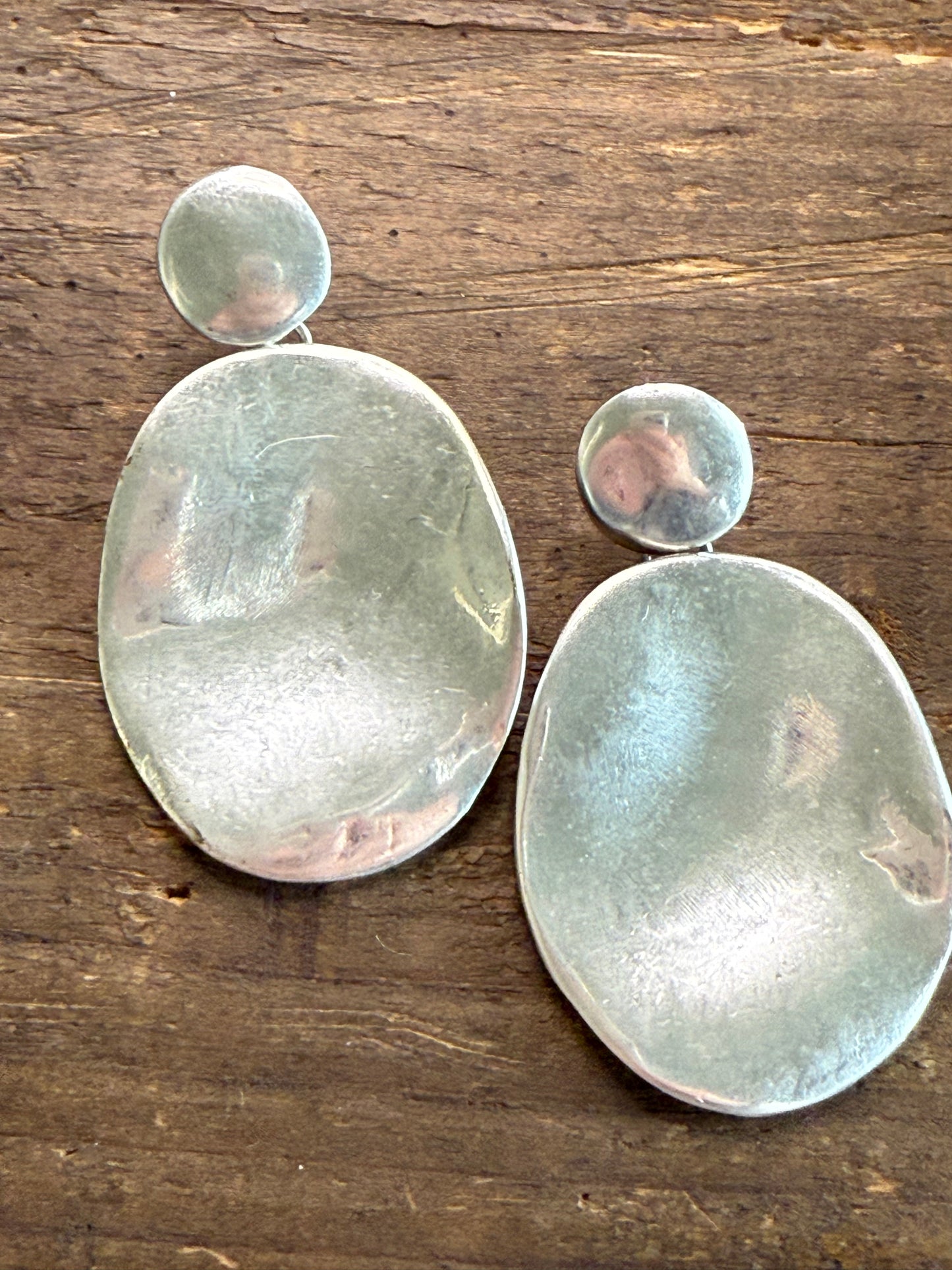 Small Silver Bold Beauty Earrings