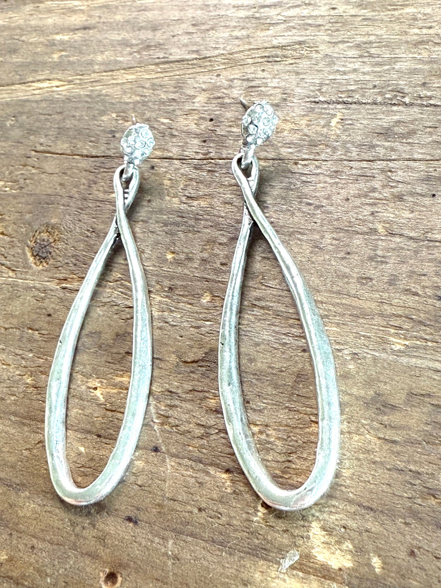 Saturday Night Silver Earrings