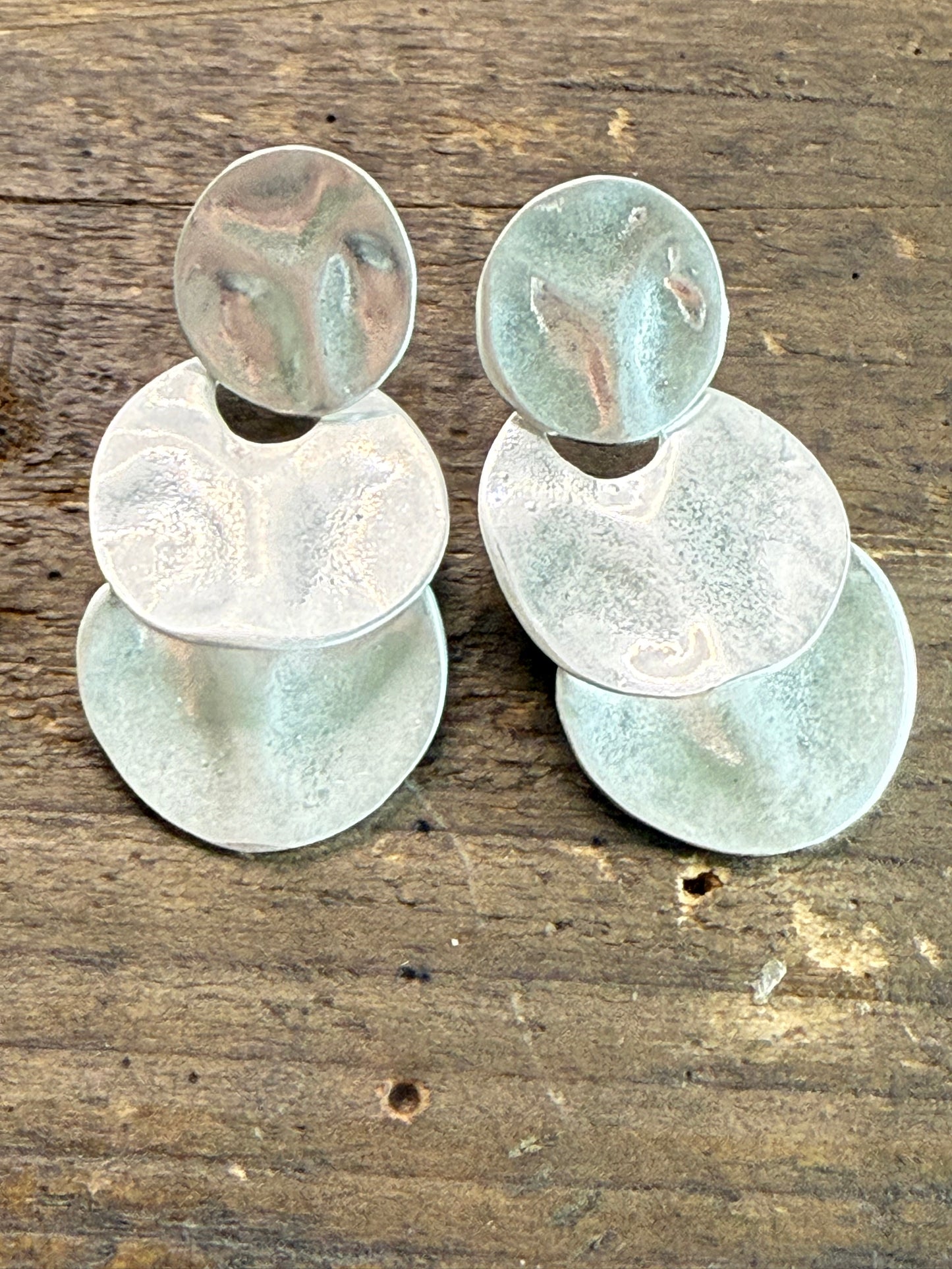 Silver Stacked Earrings