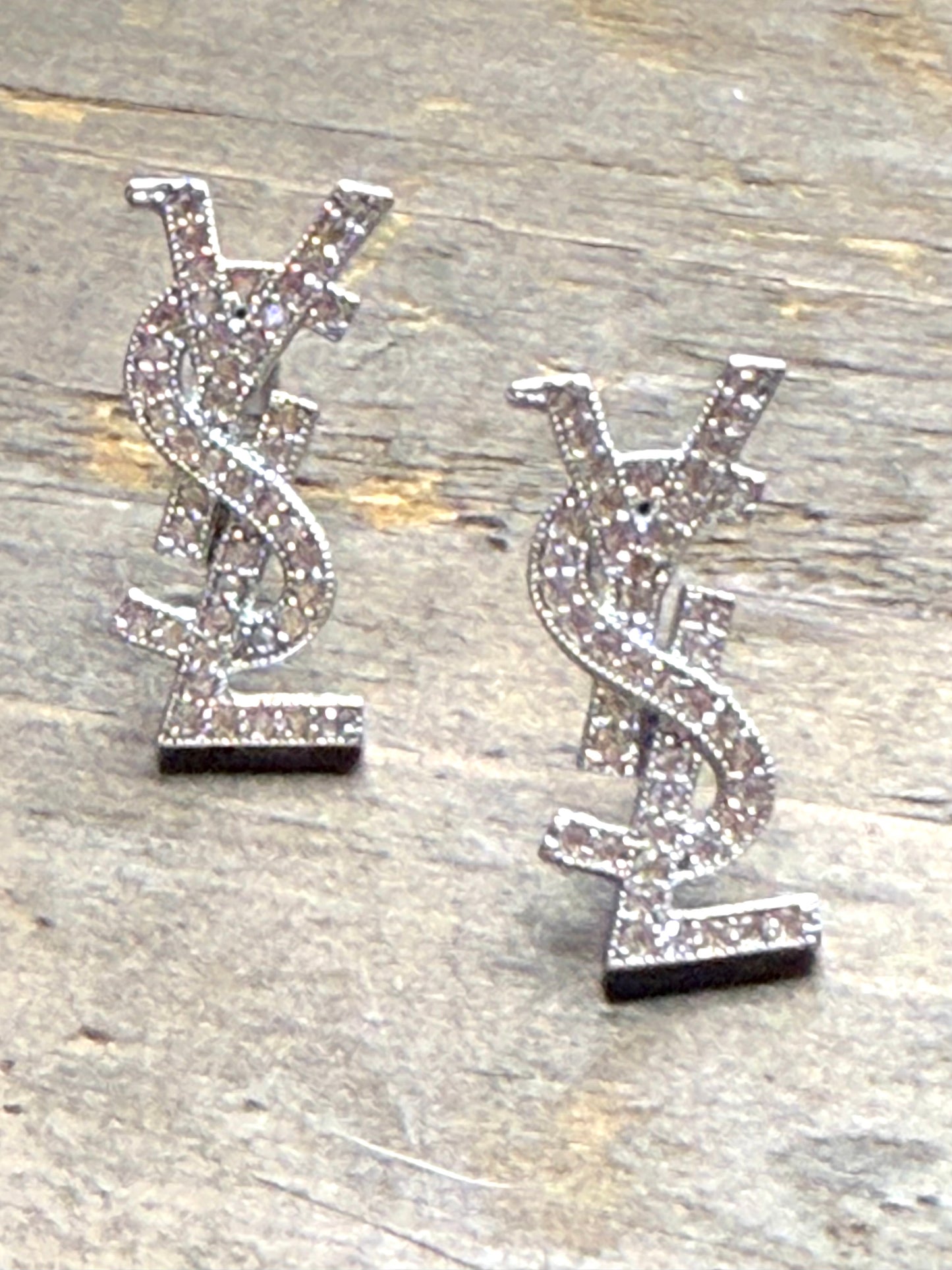 YSL Stud - Crystal Luxe Post Earrings