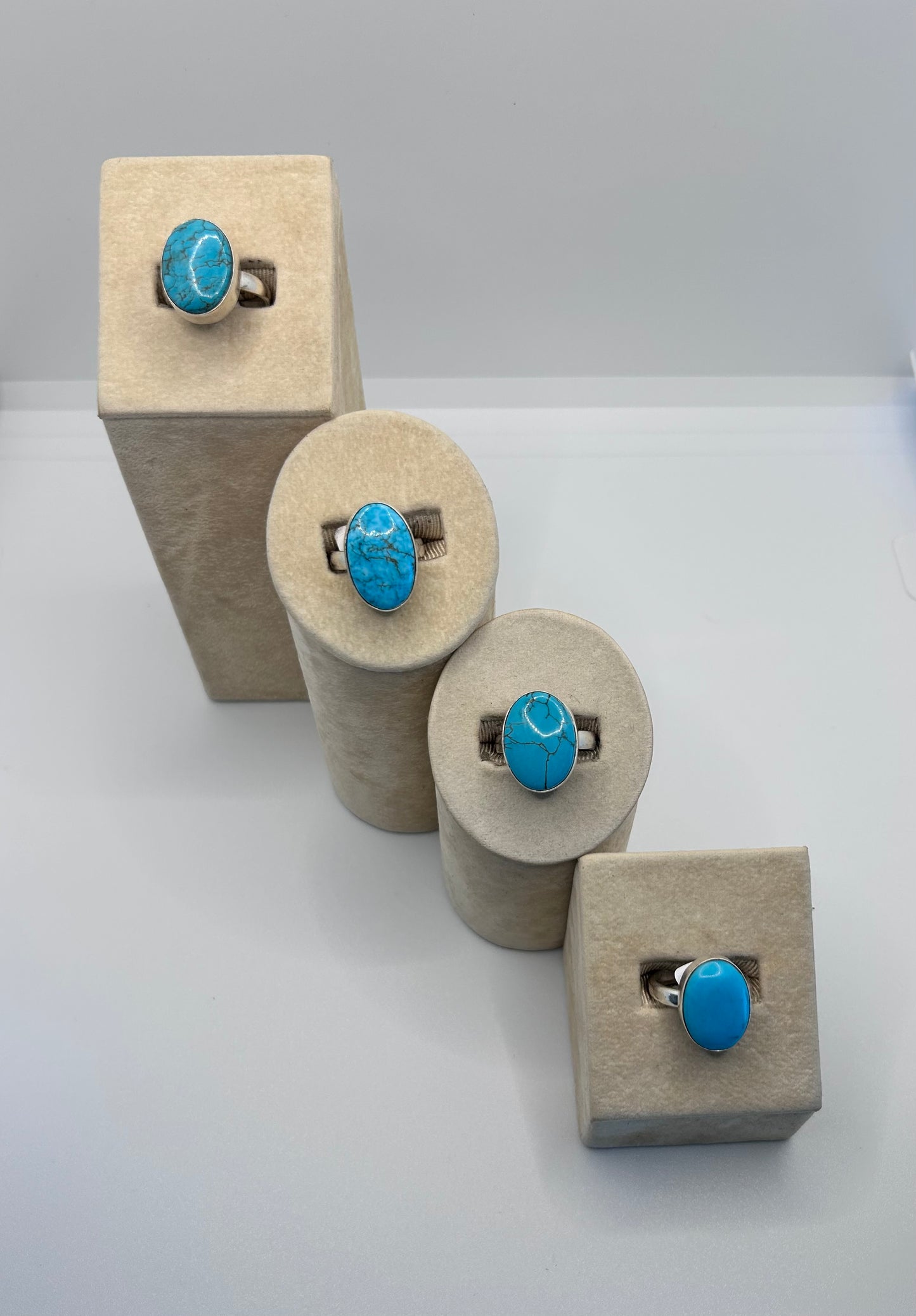 Small Oval Turquoise Stone with Subtle Matrix