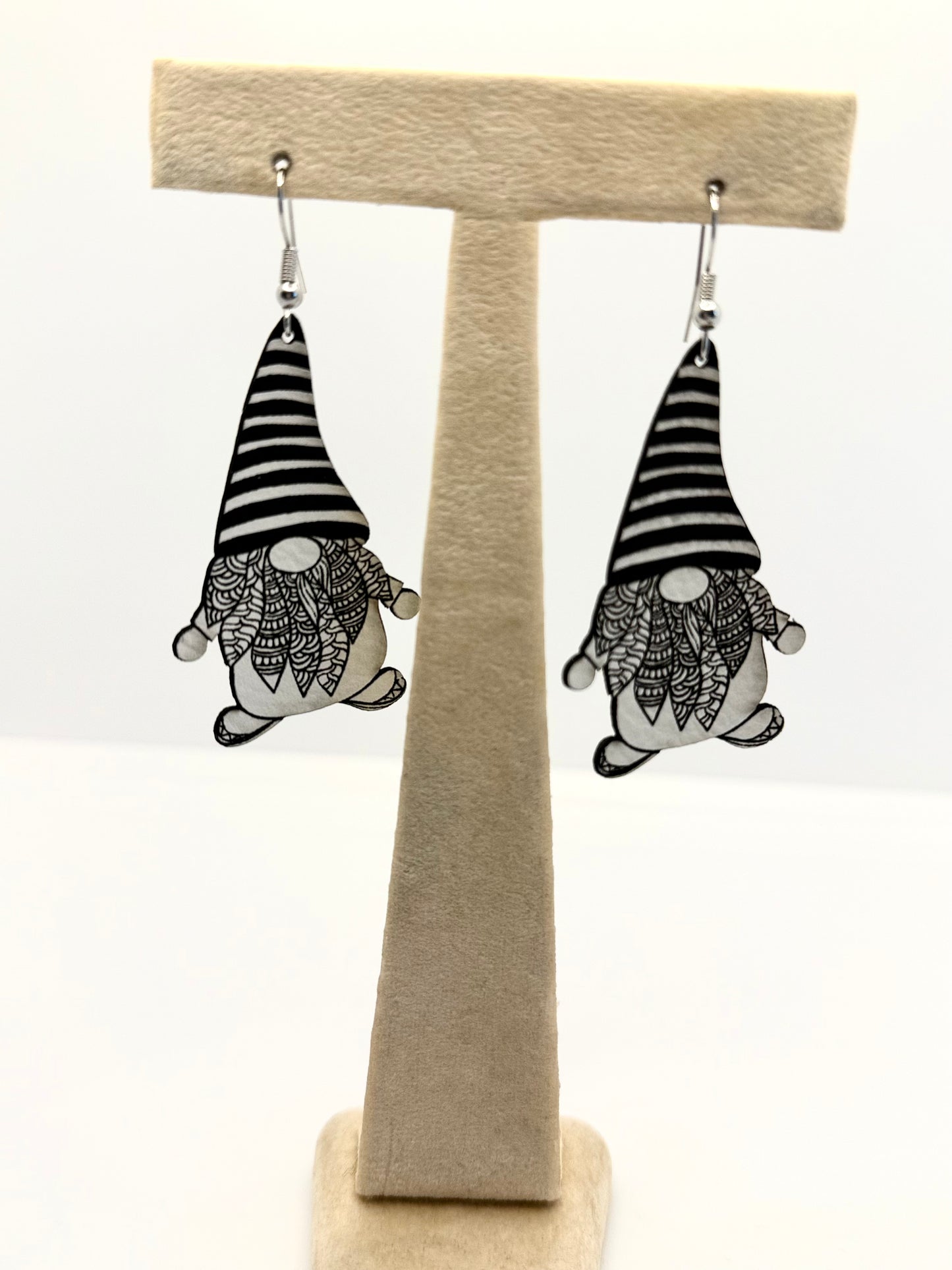 Nome Stripe Hat Earrings