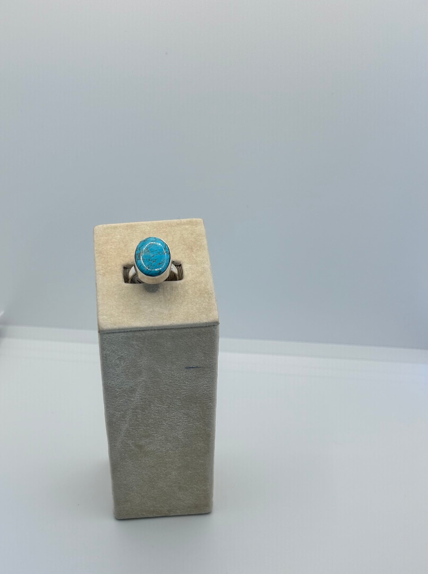 Short Oval Turquoise Stone with Matrix (Discounted)