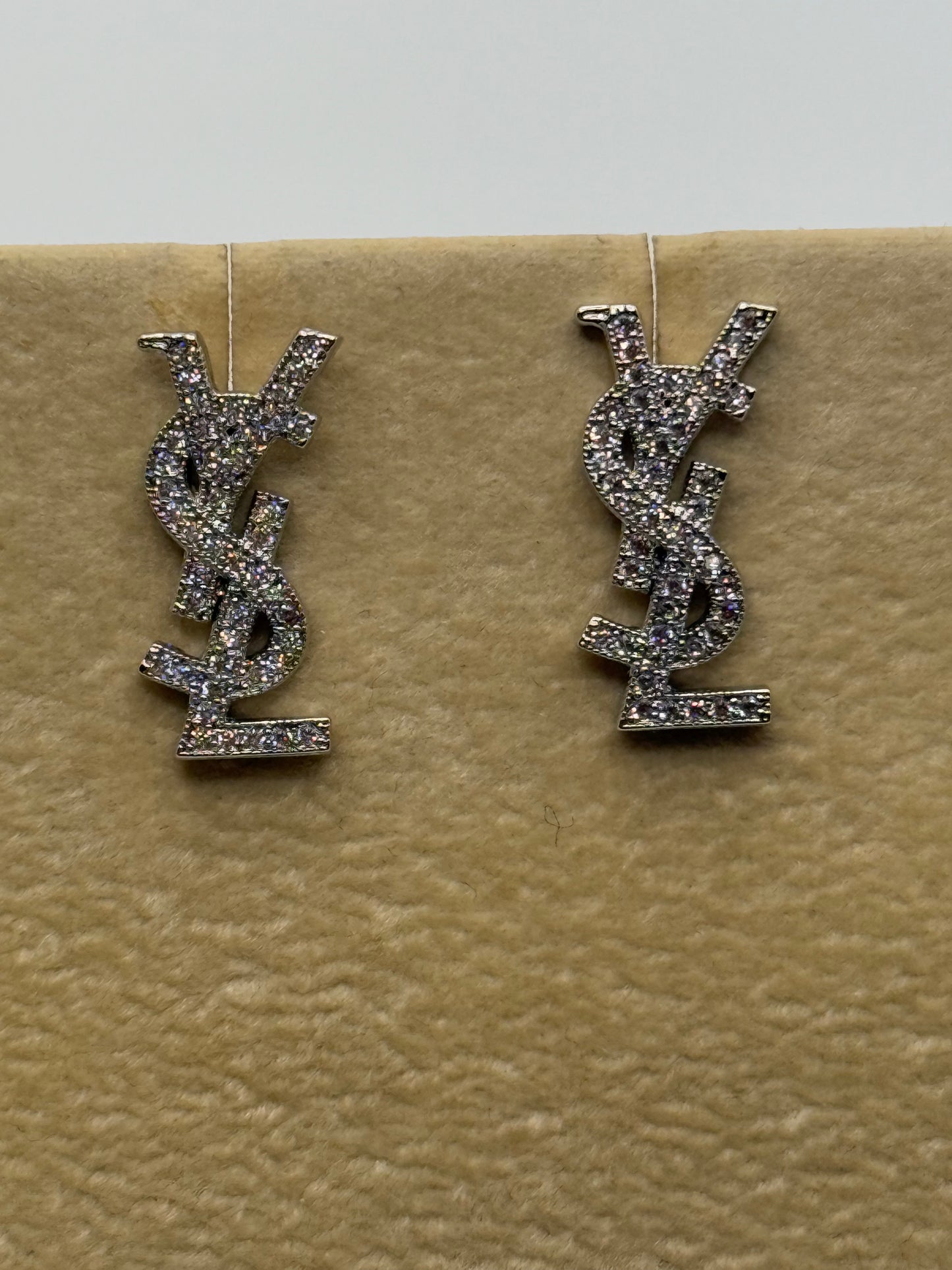 YSL Stud - Crystal Luxe Post Earrings
