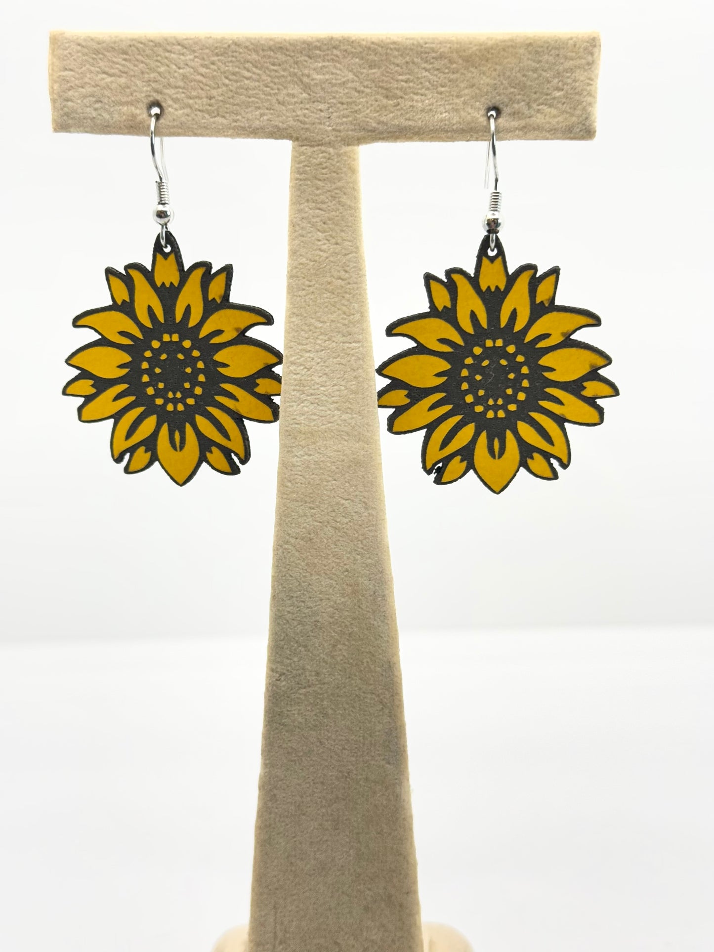 Yellow Sunflower Earrings