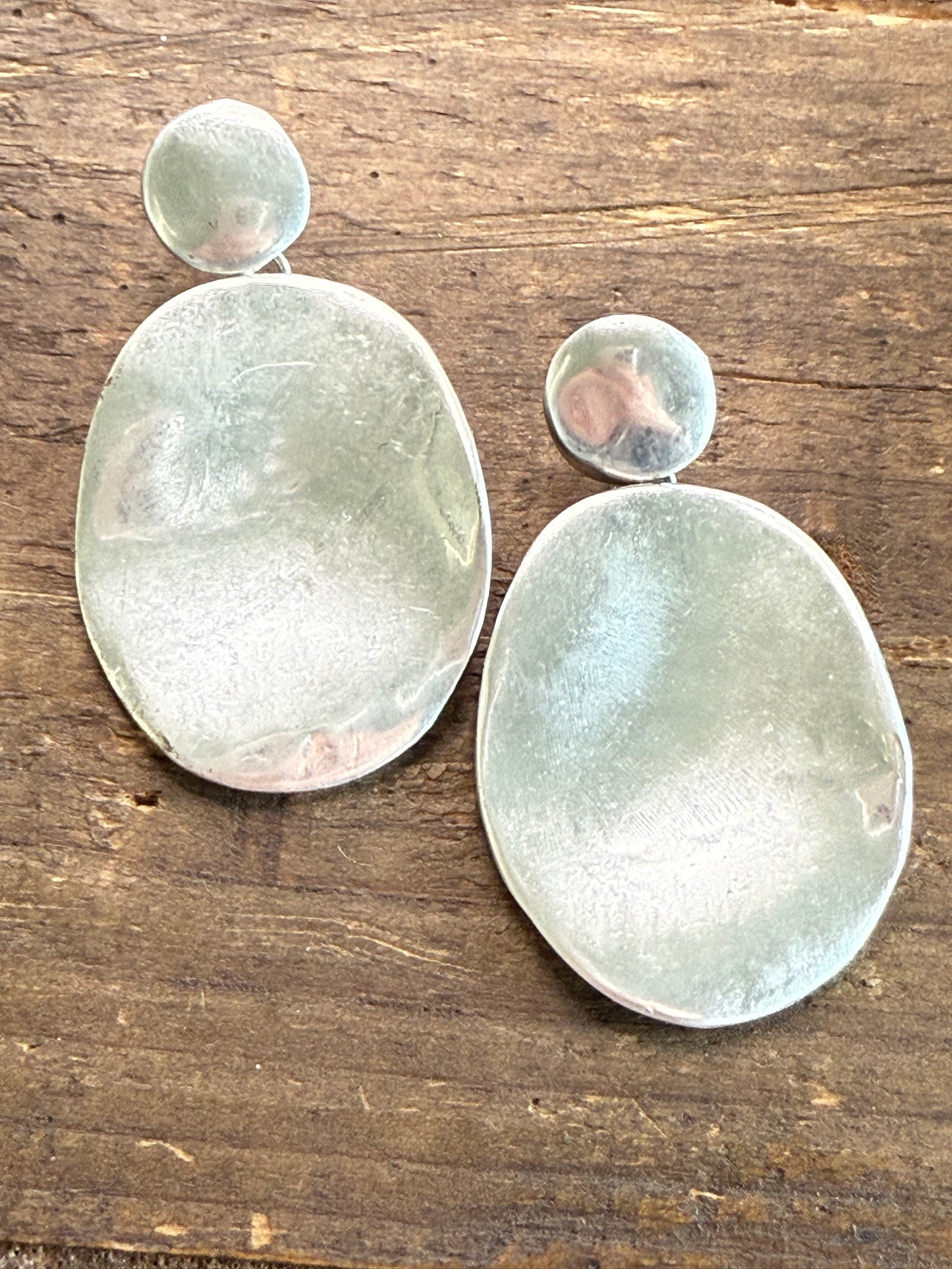 Small Silver Bold Beauty Earrings