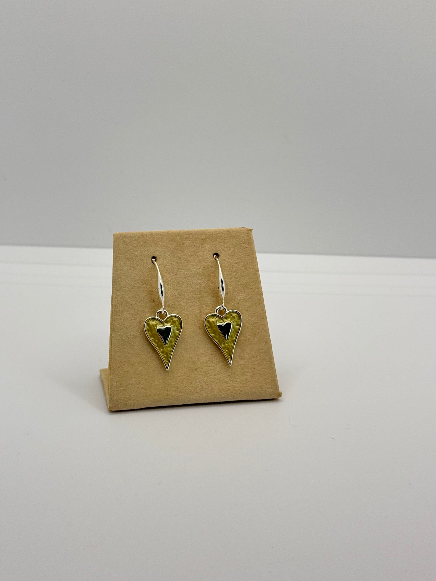 Double Love Heart Earring and Necklace Set