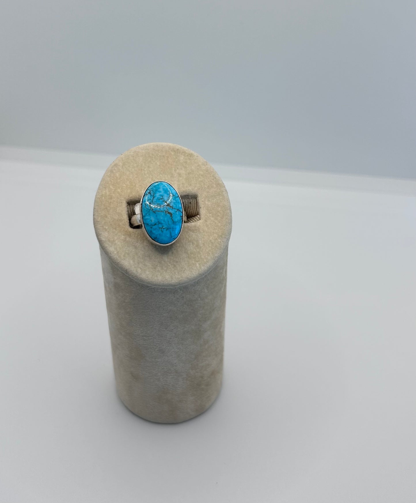 Long Oval Turquoise Stone with Matrix