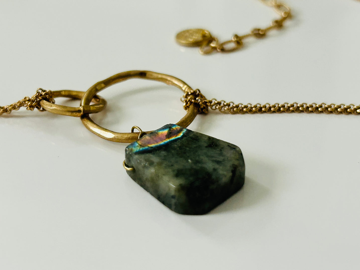 Rock or Roll in Gold Necklace