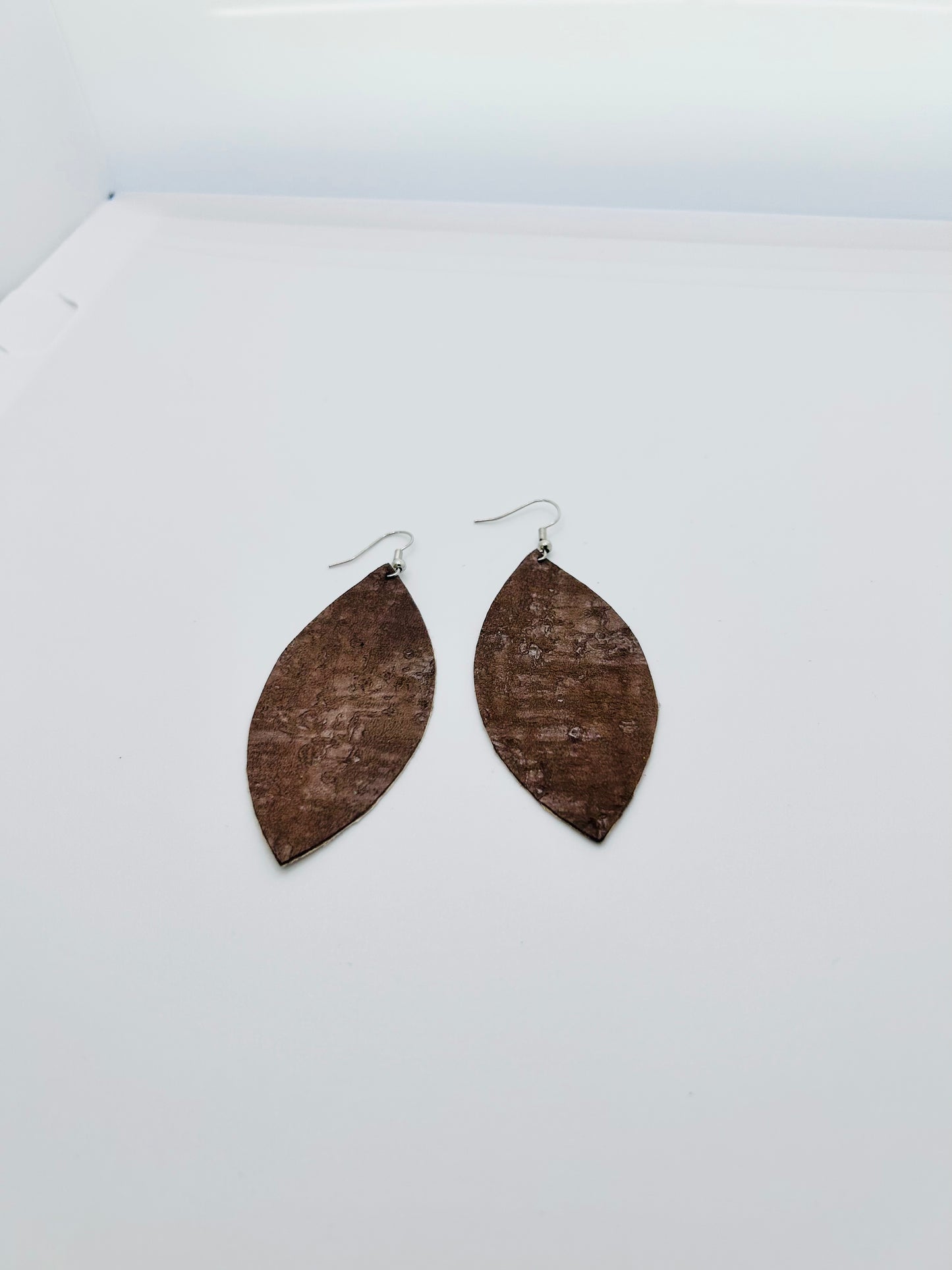 Handcrafted Smooth Leather Earrings