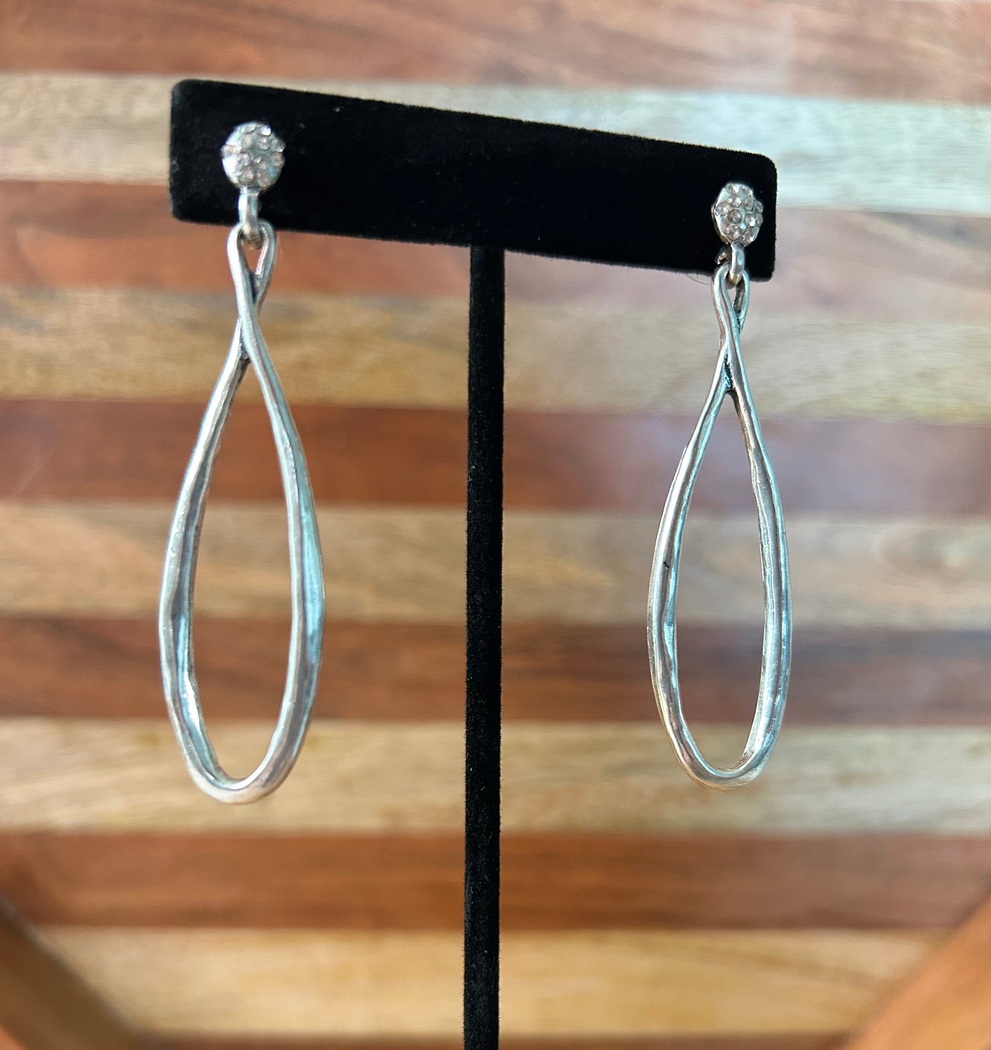 Saturday Night Silver Earrings