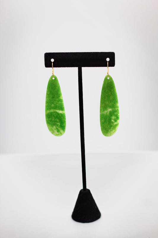 Jade Cut Wyoming Oblong Earrings