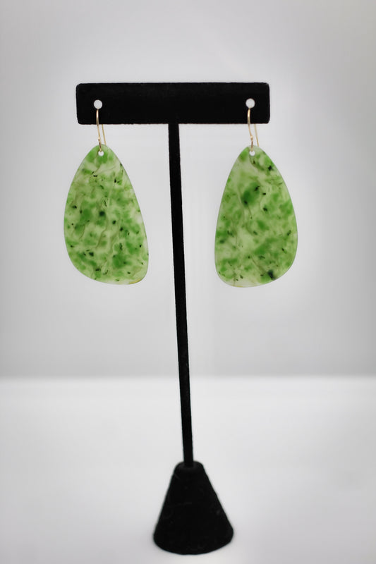 Jade Cut Indonesian Earrings