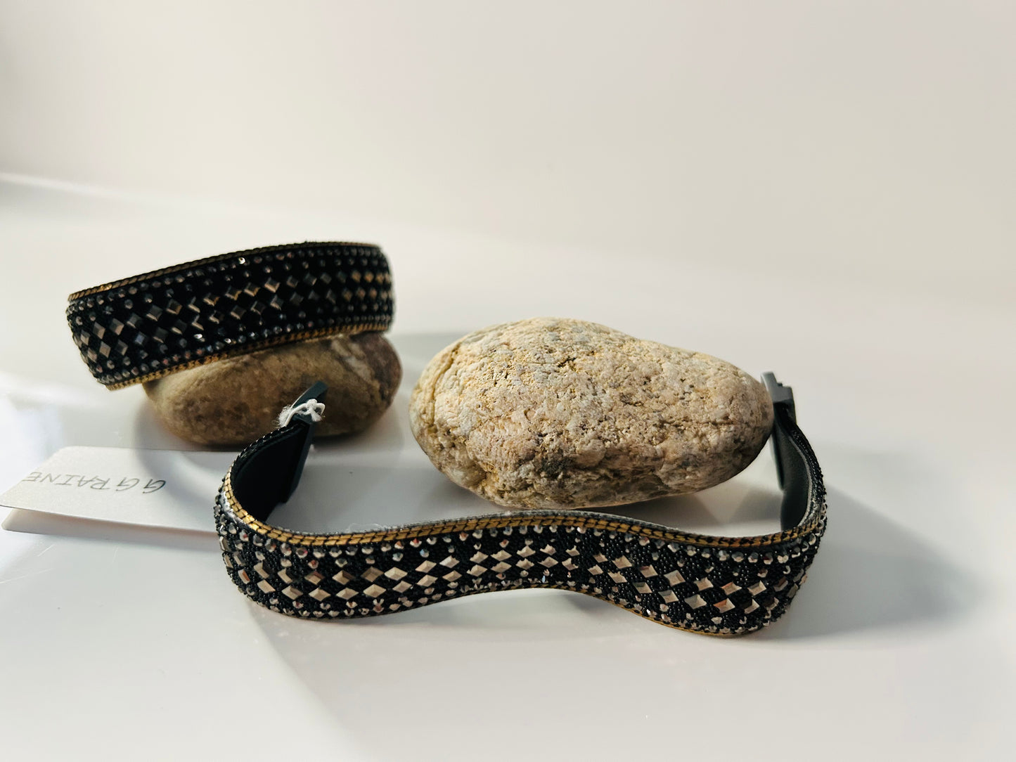 Sparkles Gold Black Bracelet