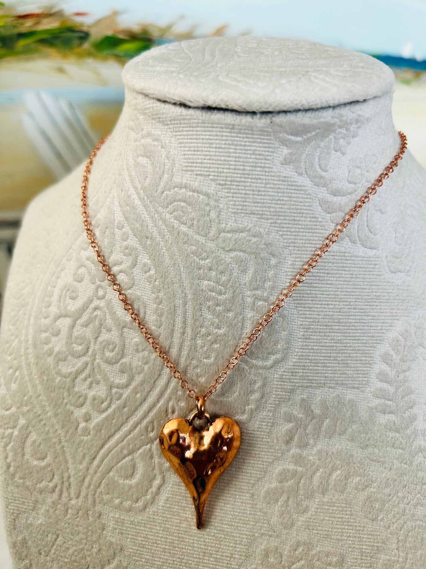 Copper Heart Necklace