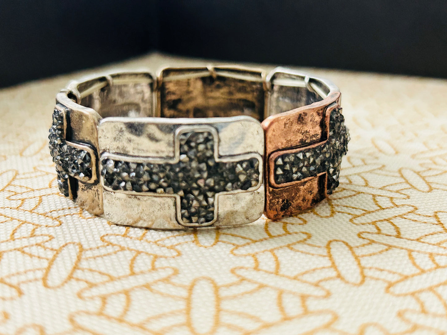 Cross My Heart Stretchy Bracelet