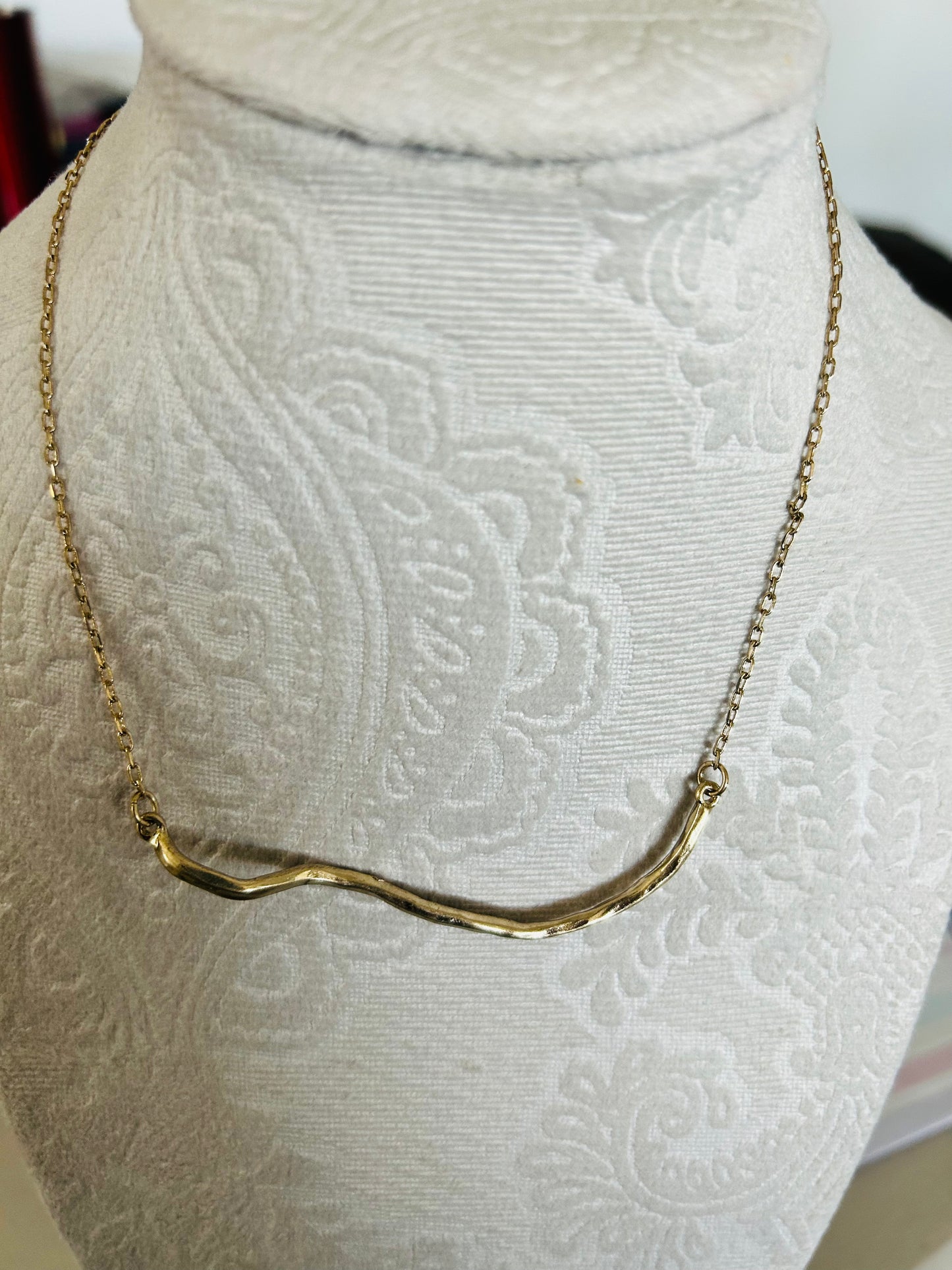 Gold Bone Necklace