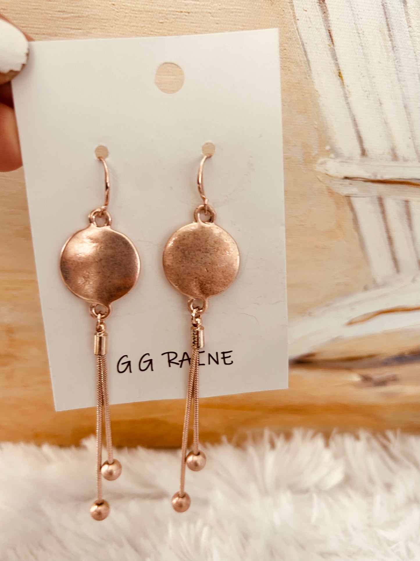 Rose Gold Dripper Earrings