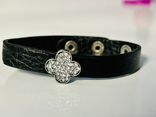 Fields of Flowers Leather Bracelet